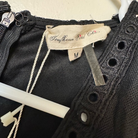 Southern Fried Chics Twyla Midi Black Lace Dress Women’s Medium NWT - Picture 4 of 4